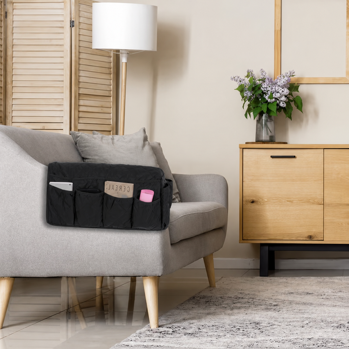 Non-Slip Sofa Armrest Organizer