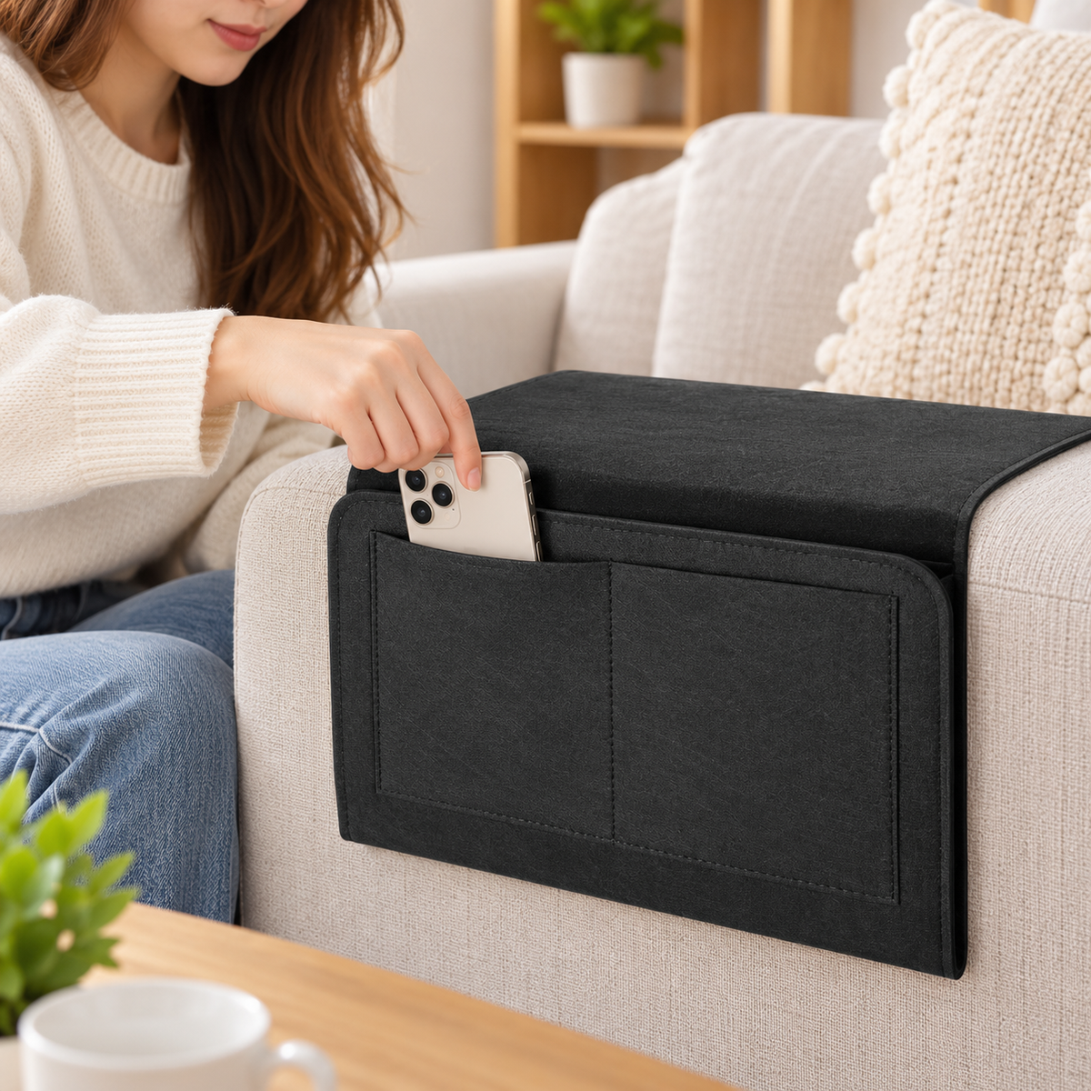 Felt Bedside Hanging Organizer